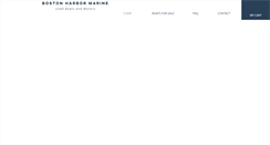 Desktop Screenshot of bostonharbormarine.com